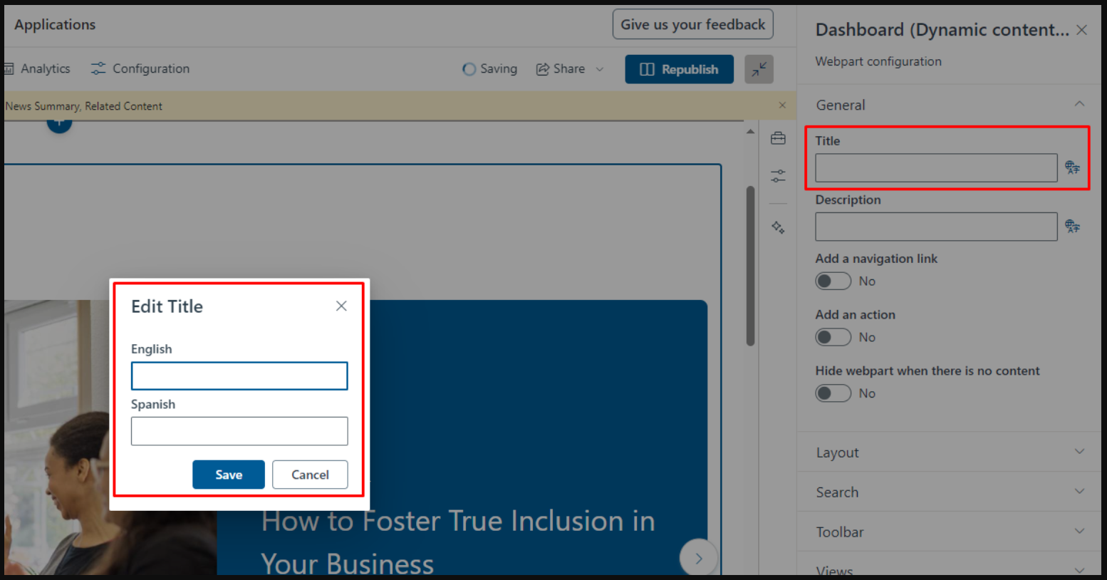 Multilanguage input selector
