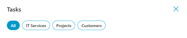 Activity Center Categories