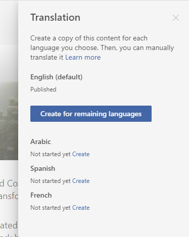 Multilanguage Translate Content For Languages