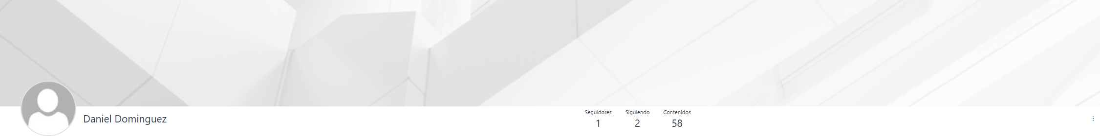 Profile header