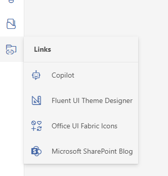 Sidebar Folder Items